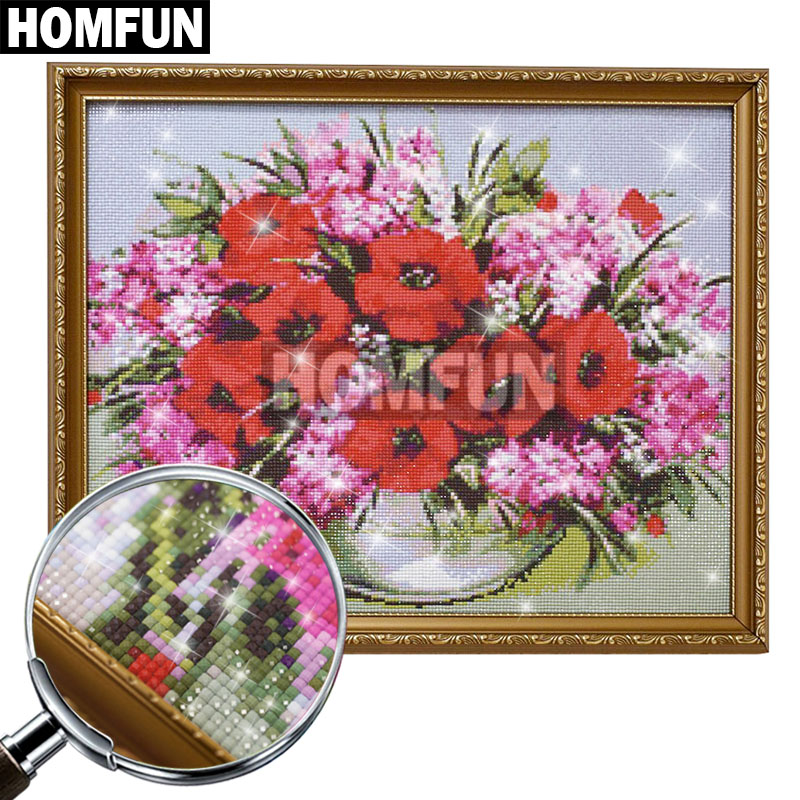 HOMFUN 5D 다이아몬드 페인팅 전체 드릴 다이아몬 - 5D Diamond Painting Kit Full Drill 리뷰 및 가격