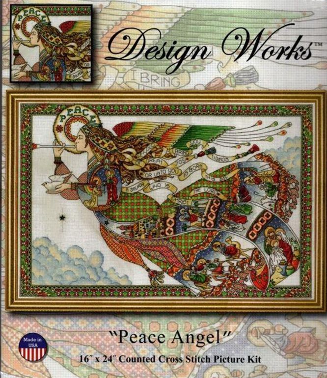 DW 5993 평화의 천사 70-49 크로스 스티치 키 - Cotton Embroidery Thread Skeins 리뷰 및 가격