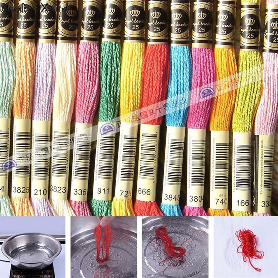 6702 DIY 크로스 스티치 키트 크로스 스티치 자수 - Cotton Embroidery Thread Skeins 리뷰 및 가격