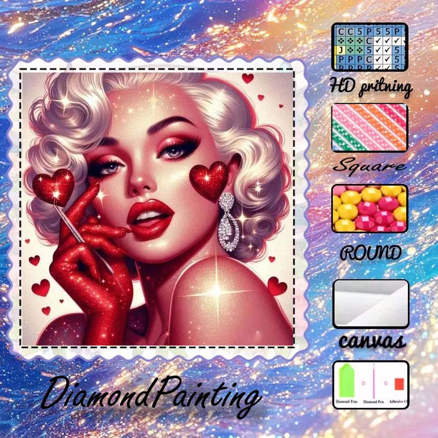 1개 5D DIY 플로킹 천, 특수 드릴, 다이아몬드  - 5D Diamond Painting Kit Full Drill 리뷰 및 가격