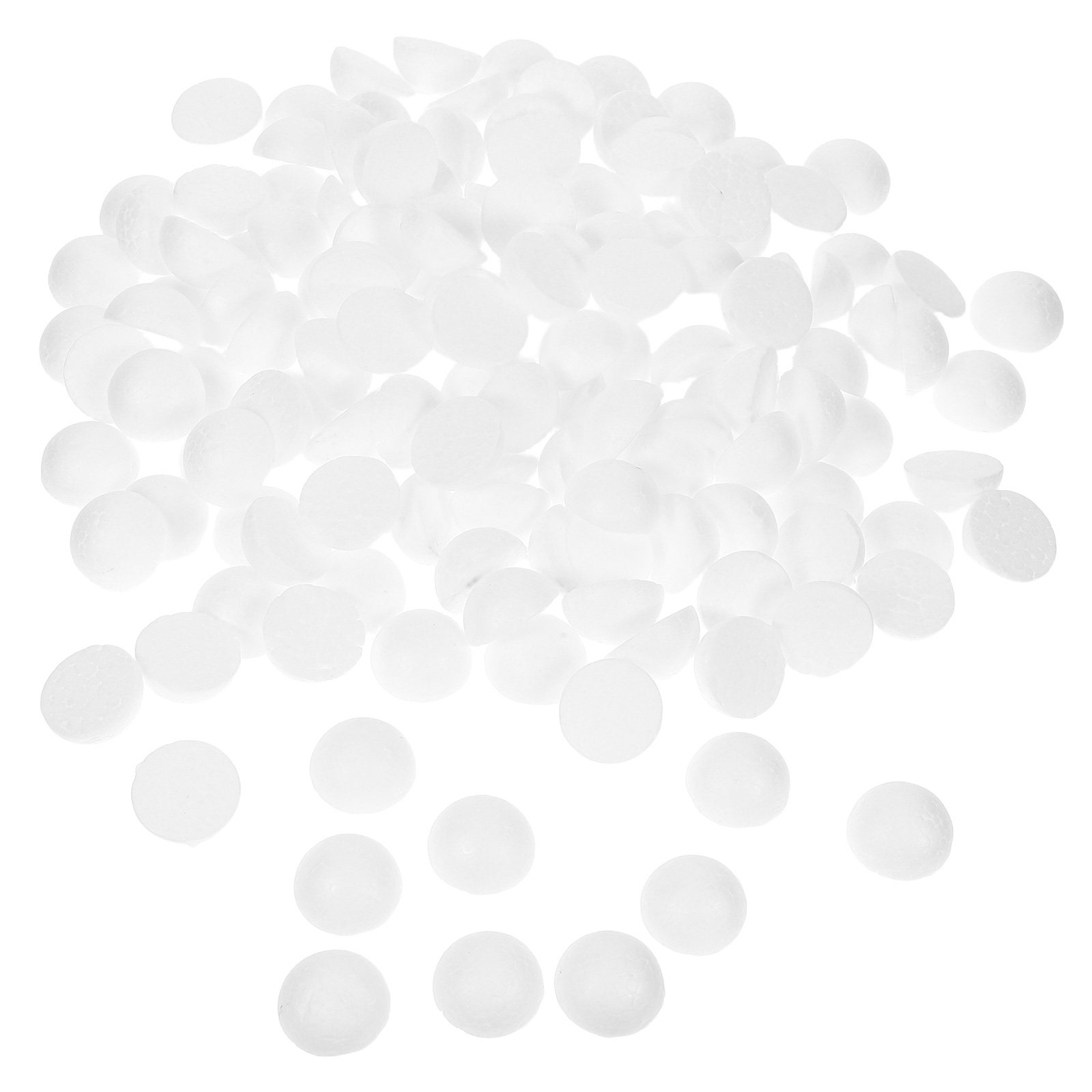 200개 흰색 폼 반구형 친환경 공예 재료 반원형 장식 - Painting Supplies 리뷰 및 가격