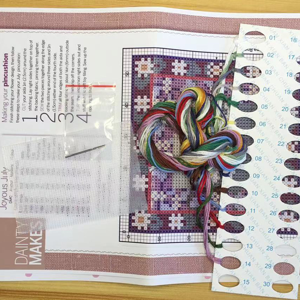 ZC184 크로스 스티치 키트, 크로스 스티치 자수 세 - Cotton Embroidery Thread Skeins 리뷰 및 가격