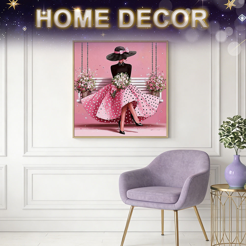 HUACAN 다이아몬드 아트 페인팅 여성 초상화 다이아 - 5D Diamond Painting Kit Full Drill 리뷰 및 가격