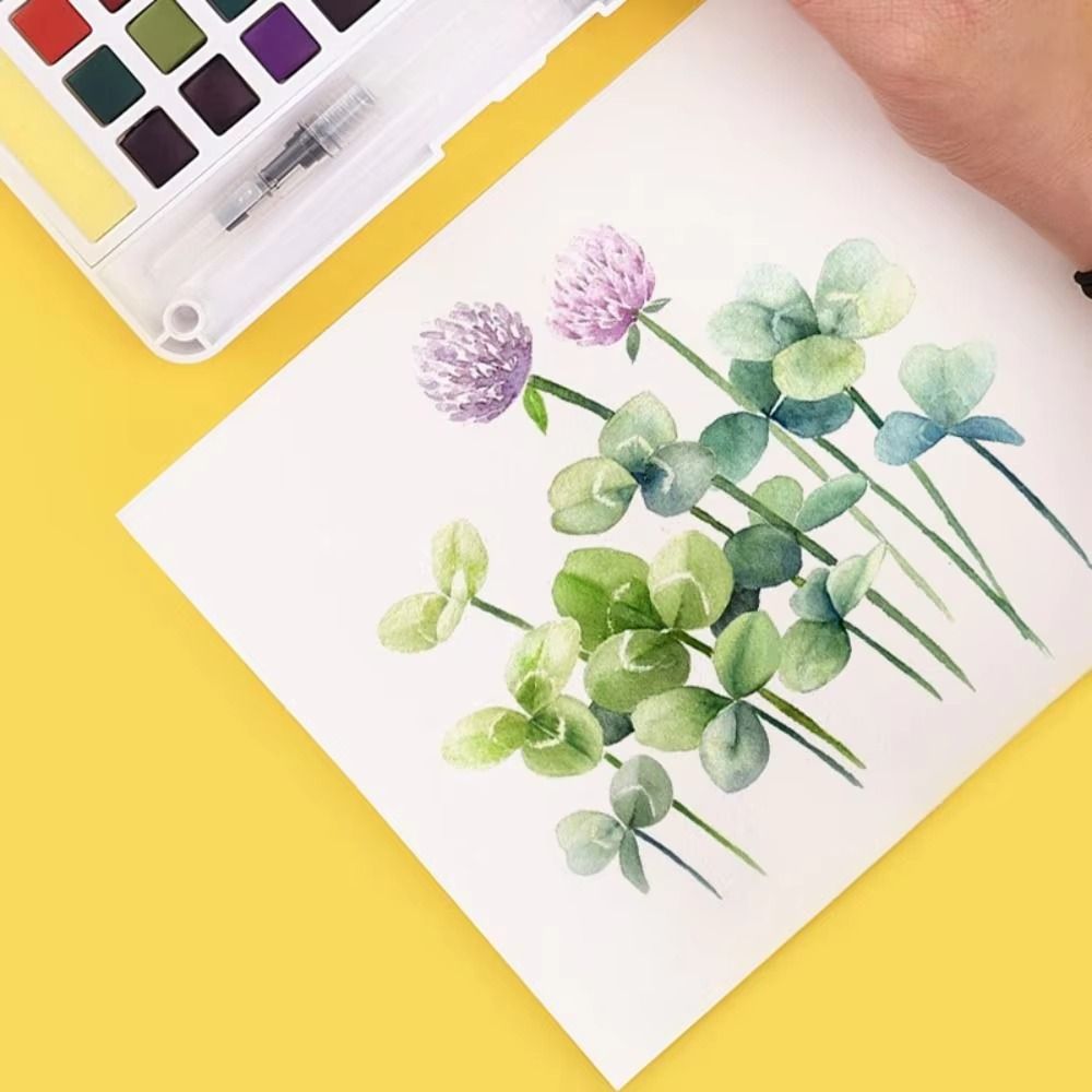 12/18/24/36가지 색상의 고체 수채 물감 세트, - Watercolor Paint Set Solid Pigment 리뷰 및 가격