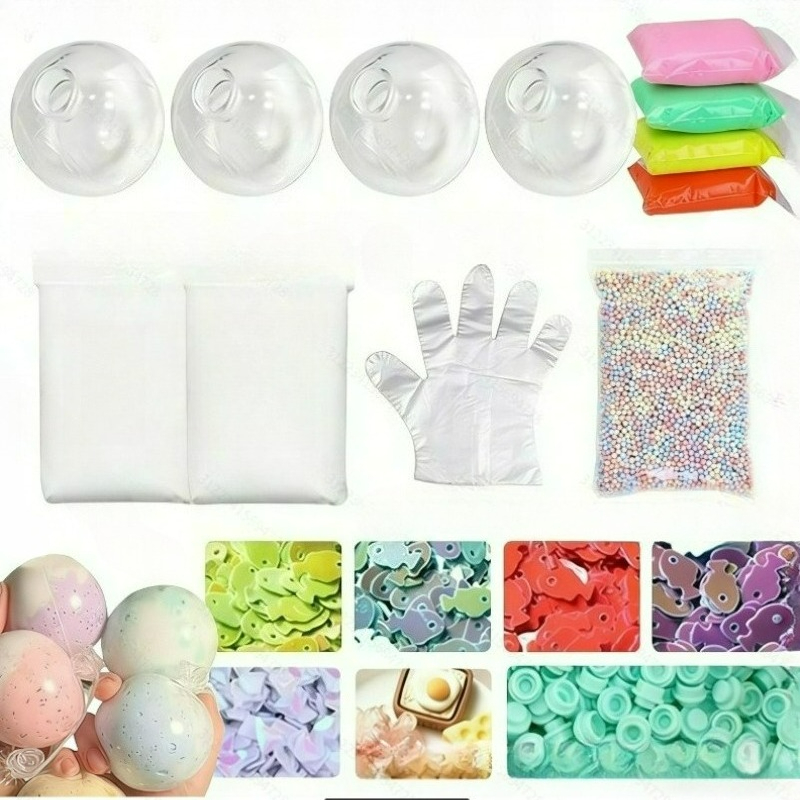 진공 스퀴즈 볼 스트레스 해소 DIY 키트, 뚜껑이 있 - Beading 리뷰 및 가격